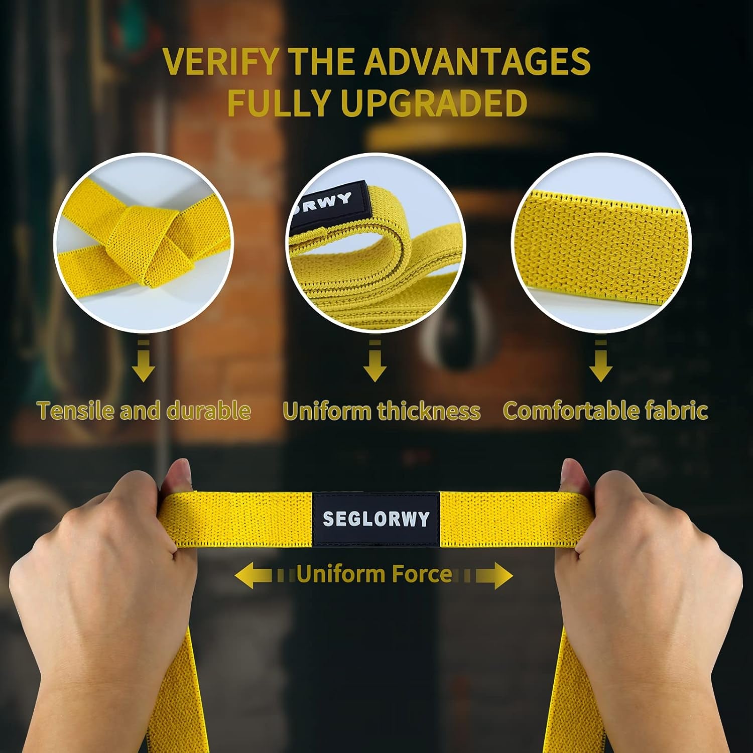 Resistance Bands for Women Men, Exercise Bands for Working Out, Fabric Body Fitness Workout Bands Pull up Assistance Bands