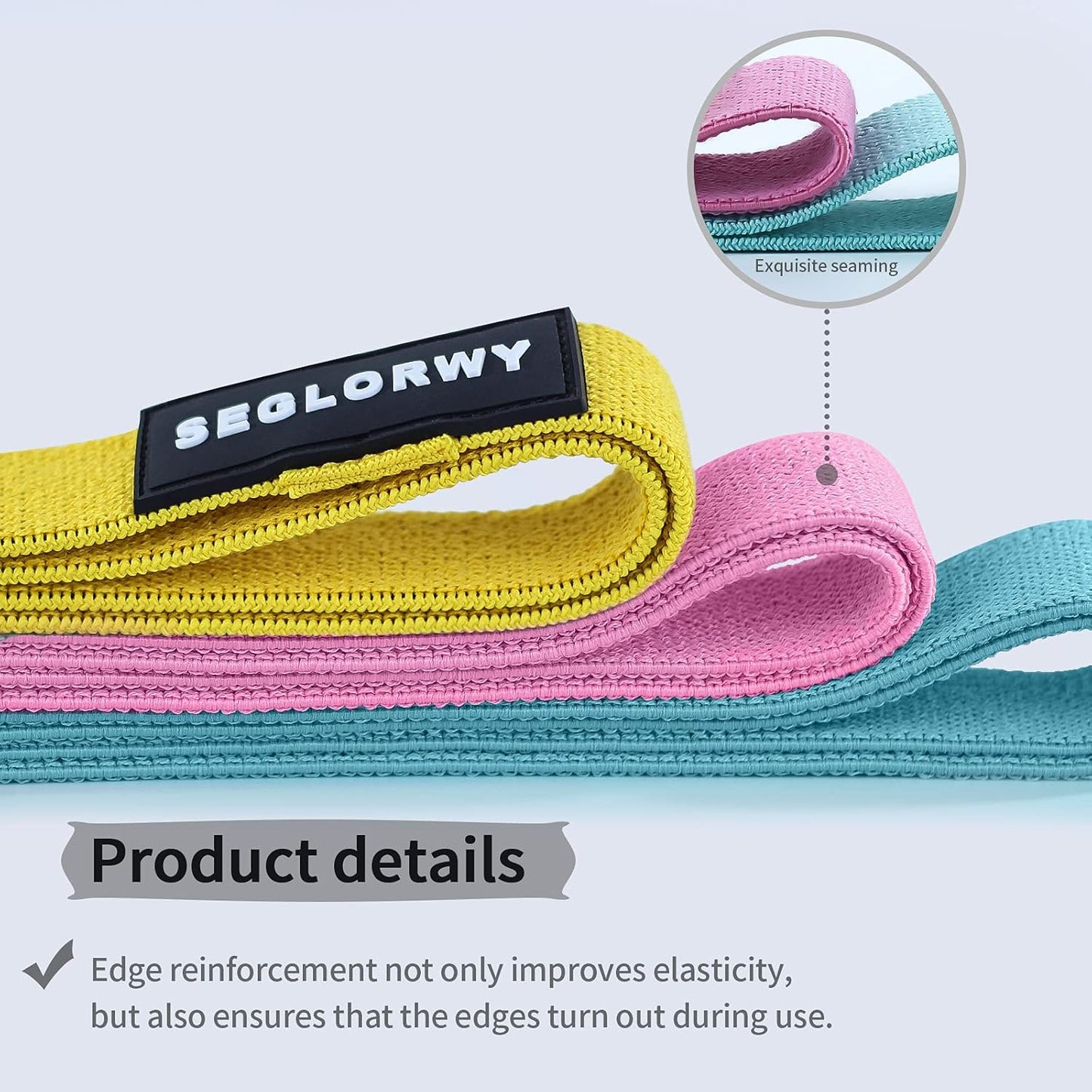 Resistance Bands for Women Men, Exercise Bands for Working Out, Fabric Body Fitness Workout Bands Pull up Assistance Bands